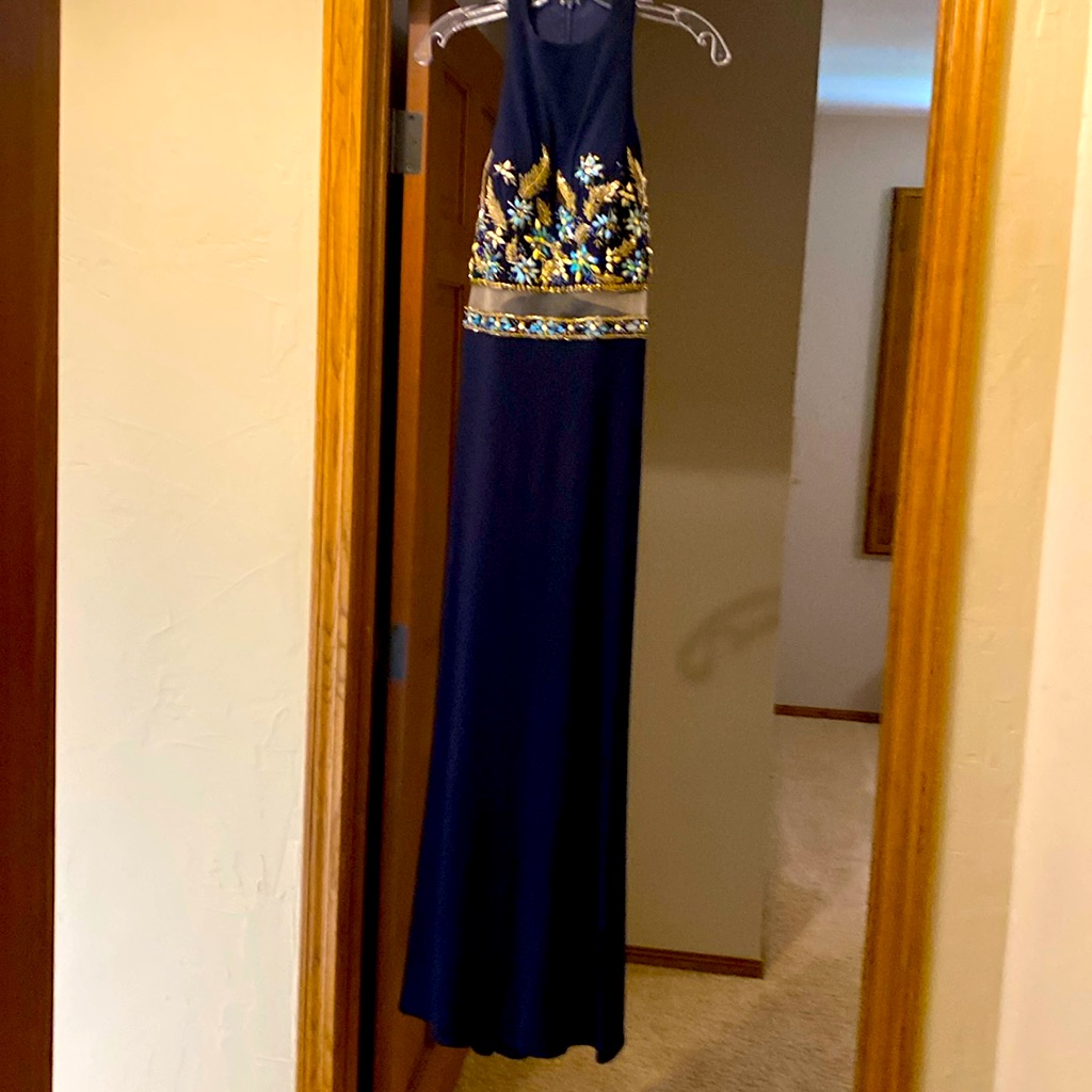 Gorgeous Beaded Formal Dress To Wear As Mother Of Bride Or Other Formal Events